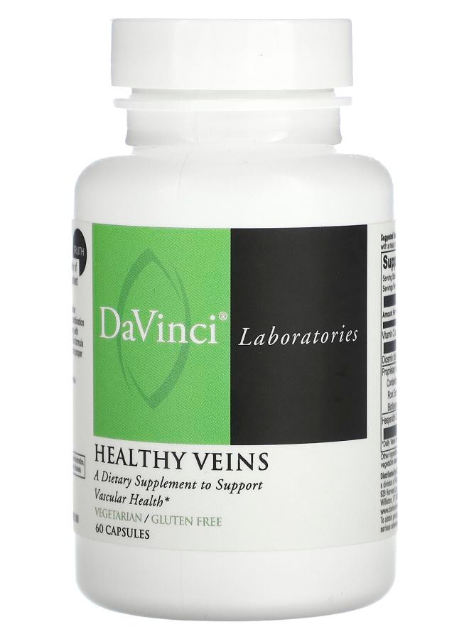 DaVinci Laboratories Healthy Veins 60 Capsules - Image 1