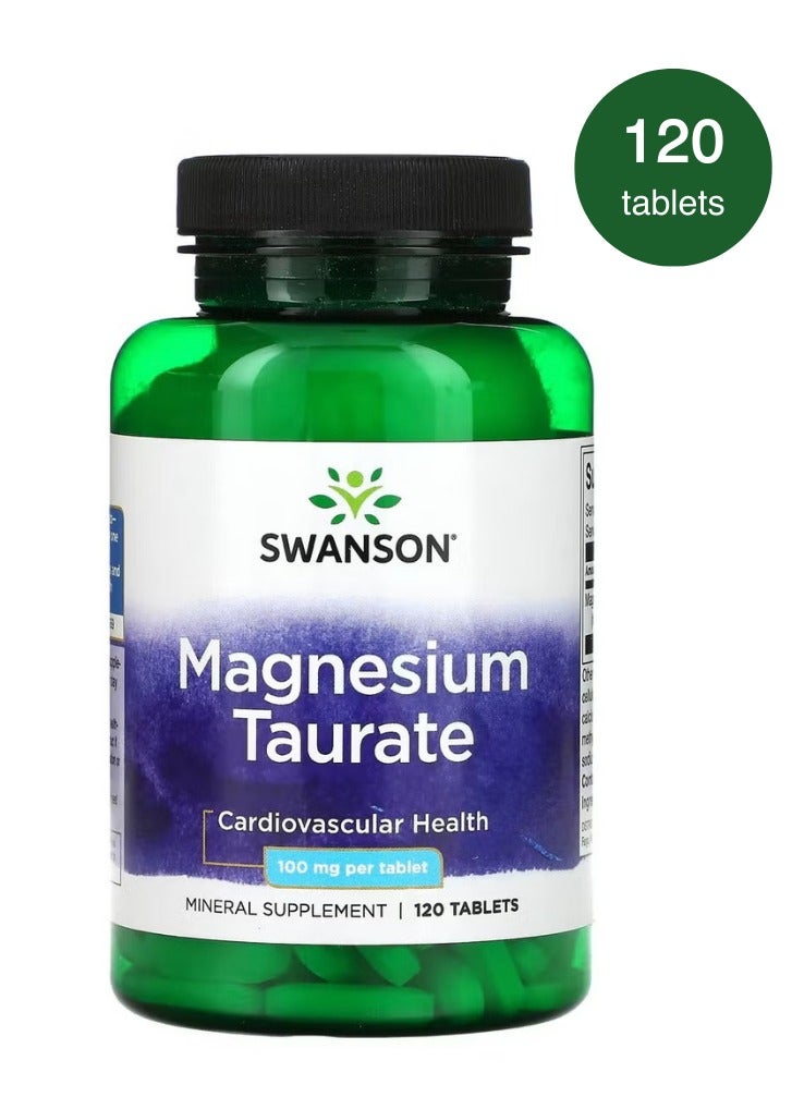 سوانسون تورات المغنيسيوم، 100 ملغ، 120 قرصًا - Image 1