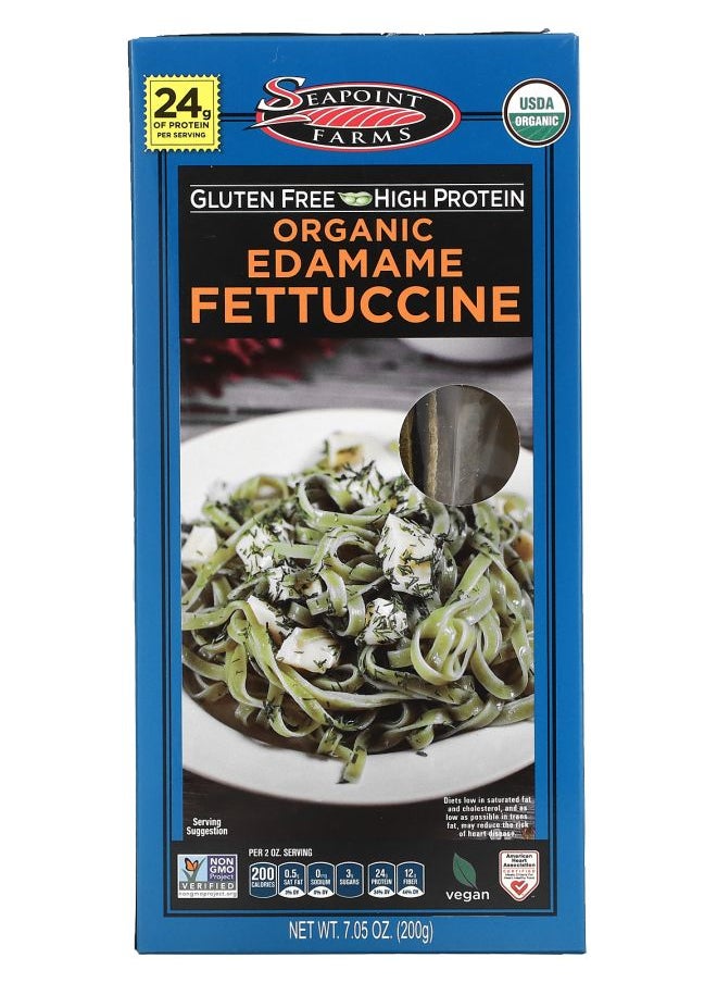 SEAPOINT FARMS Organic Edamame Fettuccine 7.05 oz (200 g) 