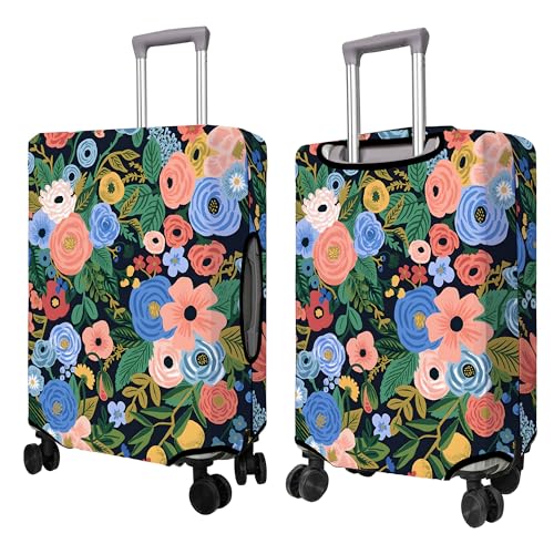 PtRug Travel Luggage Cover Suitcase Protector Fits 1832 Inch Wheel Covers PatternedTravel Related Items Flower Luggage Protector Elastic S - Image 3