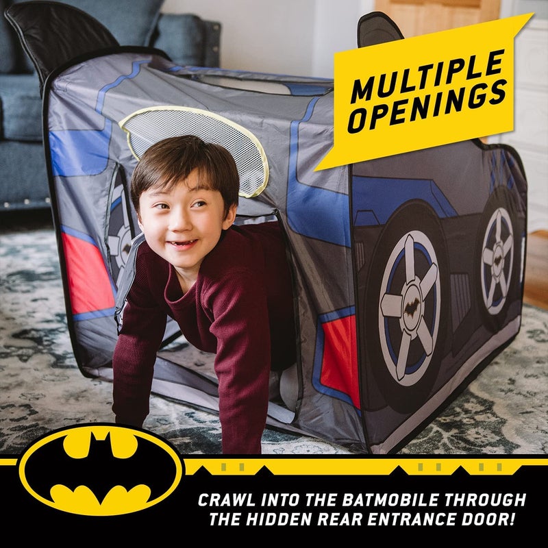 Batman Batmobile Pop Up Tent - Large Indoor Playhouse for Kids | Folds for Easy Storage with Carrying Bag Included | Amazon Exclusive - Sunny Days Entertainment - Image 5