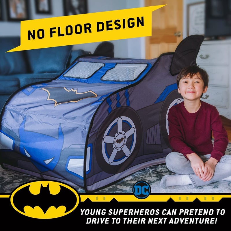 Batman Batmobile Pop Up Tent - Large Indoor Playhouse for Kids | Folds for Easy Storage with Carrying Bag Included | Amazon Exclusive - Sunny Days Entertainment - Image 4