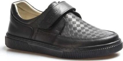فاست ستيب Unisex Genuine Leather Taped Velcro Orthopedic Casual Children's School Shoes 770FA917BSK