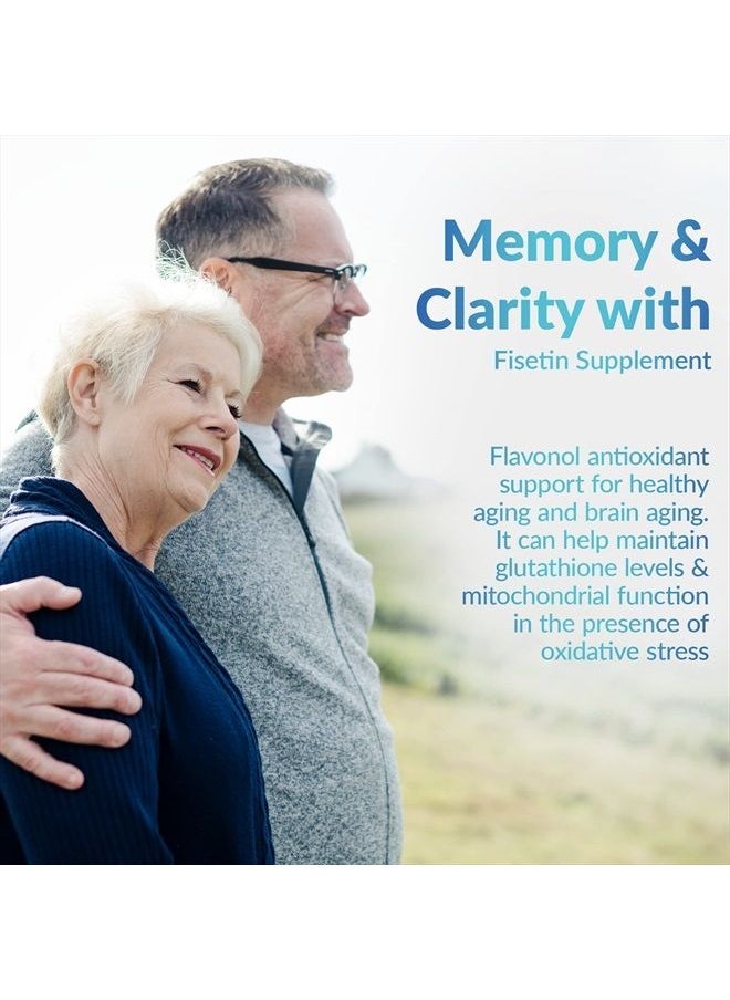 Logic Nutra Fisetin Double Strength - 200 mg - 60 Capsules (Natural Bioflavonoid Polyphenols Supplement Similar to Apigenin, Luteolin, and Quercetin) Anti-Aging Support Senolytic  - Image 5