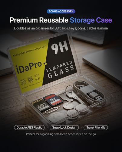 iDaPro Screen Protector for Canon EOS R6 Mark III/Mark II/EOS R6 [3 Pack],Tempered Glass with 0.3mm ultra thin for EOS R6III/II,9H Hardness,Anti-Scrach Anti-Bubble,Easy Installation - Image 3