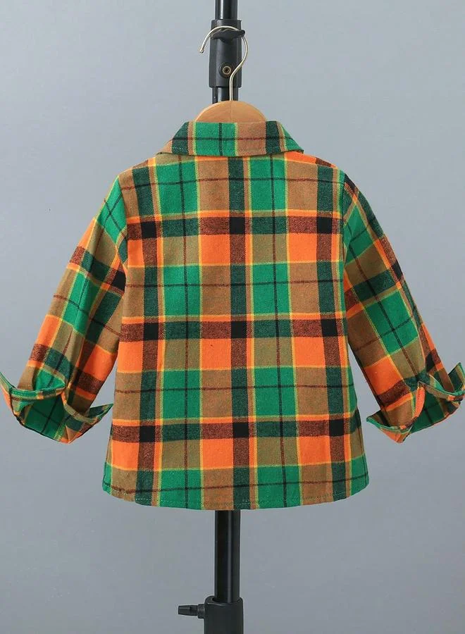 Take Two Take Two Kids Multi Plaid Button Front Shirt