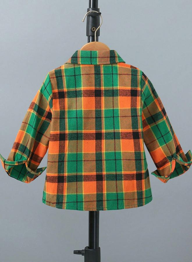 تايك تو قميص بطبعة مربعات وتفاصيل أزرار - Image 2