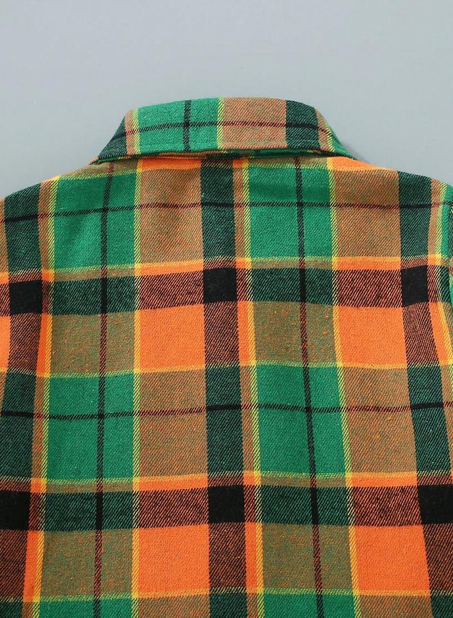 تايك تو قميص بطبعة مربعات وتفاصيل أزرار - Image 4