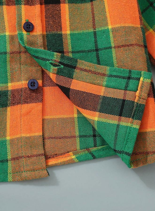 تايك تو قميص بطبعة مربعات وتفاصيل أزرار - Image 5