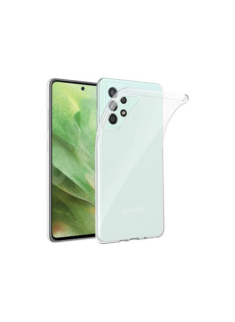 جراب لهاتف Samsung Galaxy A33 [رفيع] مرن مصنوع من مادة البولي يوريثان المرن المضاد للخدش من المطاط والجلد الناعم غطاء هاتف واقٍ من السيليكون لهاتف Samsung Galaxy A33 5G 2022 شفاف