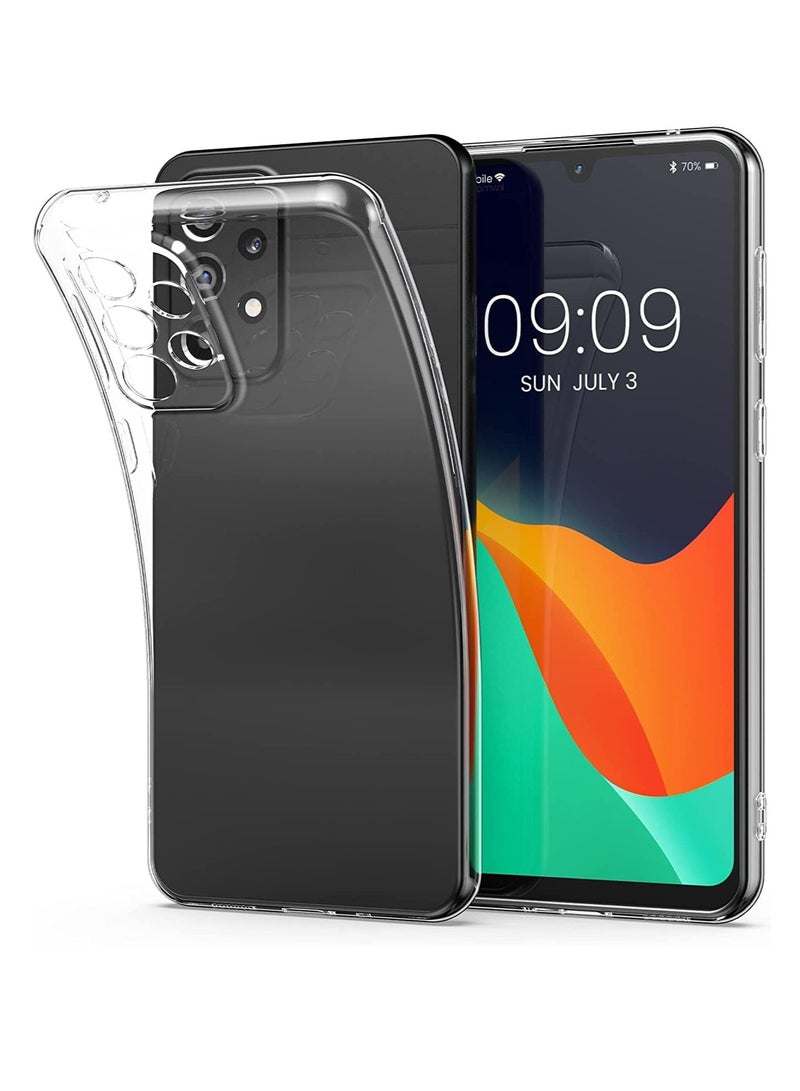 Case for Samsung Galaxy A33 [Slim Thin] Flexible TPU Anti-Scratch Gel Rubber Soft Skin Silicone Protective Phone Case Cover for Samsung Galaxy A33 5G 2022 Clear - Image 2