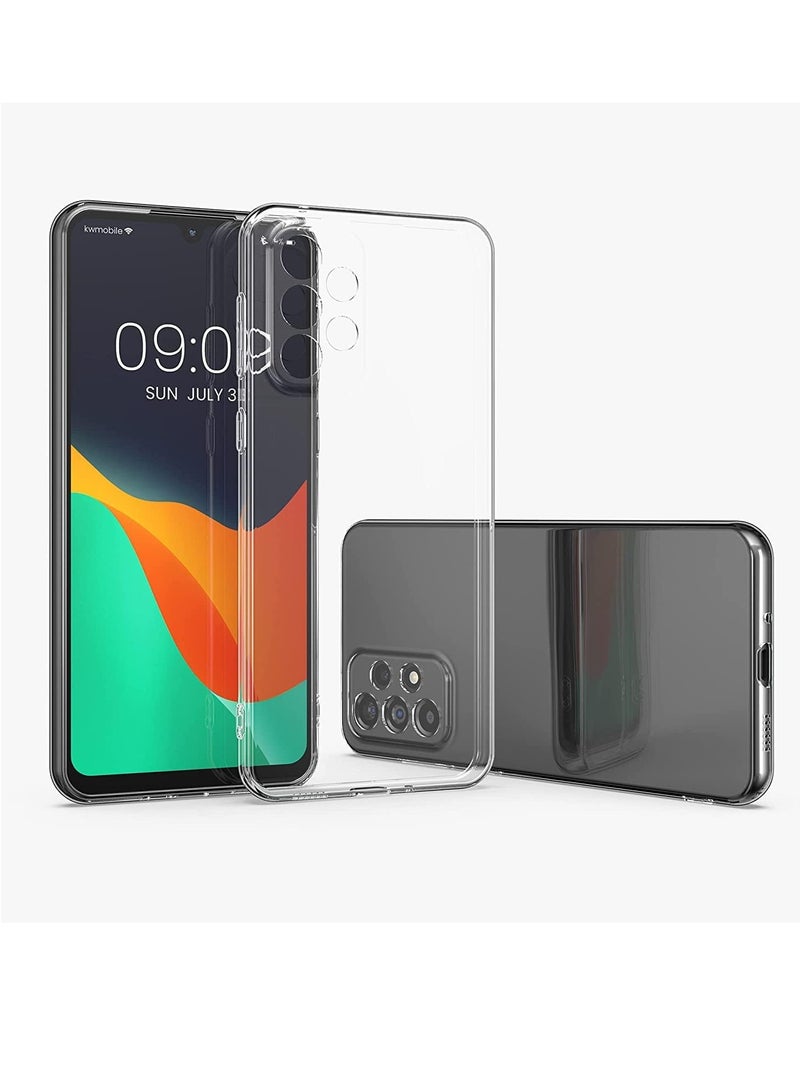 Case for Samsung Galaxy A33 [Slim Thin] Flexible TPU Anti-Scratch Gel Rubber Soft Skin Silicone Protective Phone Case Cover for Samsung Galaxy A33 5G 2022 Clear - Image 4