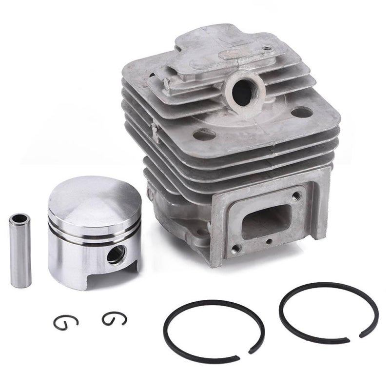 Piston Set: Silver Metal Parts - Durable Easy Install Cylinder Set With Repair Kits for Mitsubishi TL52 BG520 Brush Cutter - Image 2