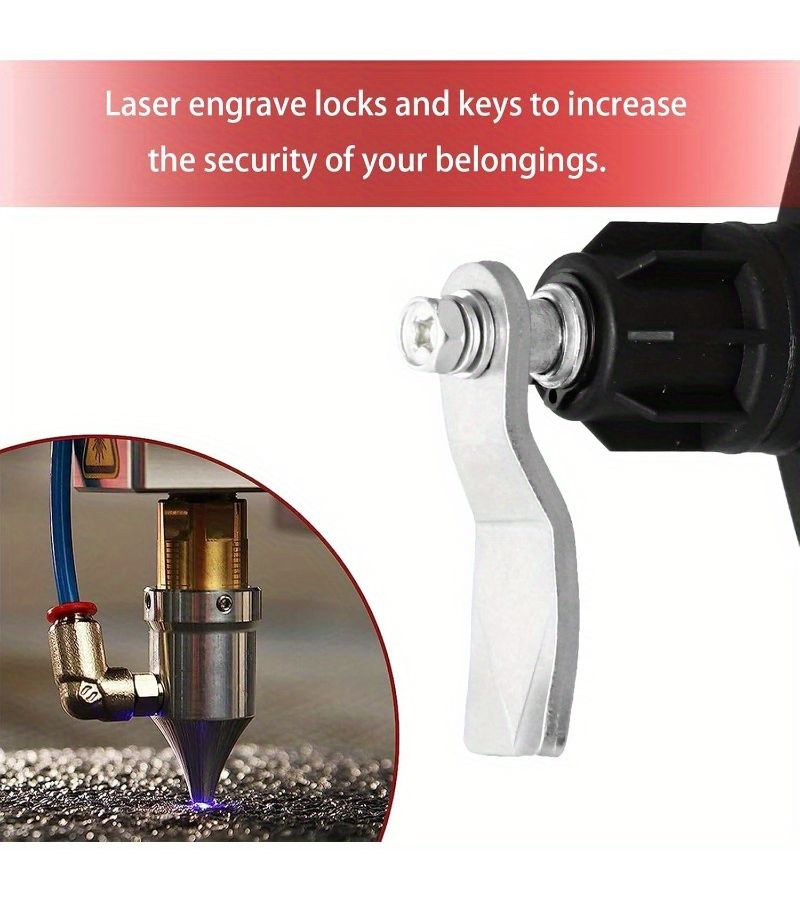 Color Keyed Alike RV Camper Shell T Handle Lock Black Zinc Alloy - Image 4