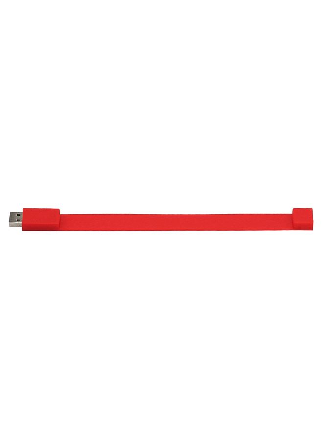 BURAQ 8GB Silicon Bracelets USB 2.0 Flash Disk(Red) - Image 2