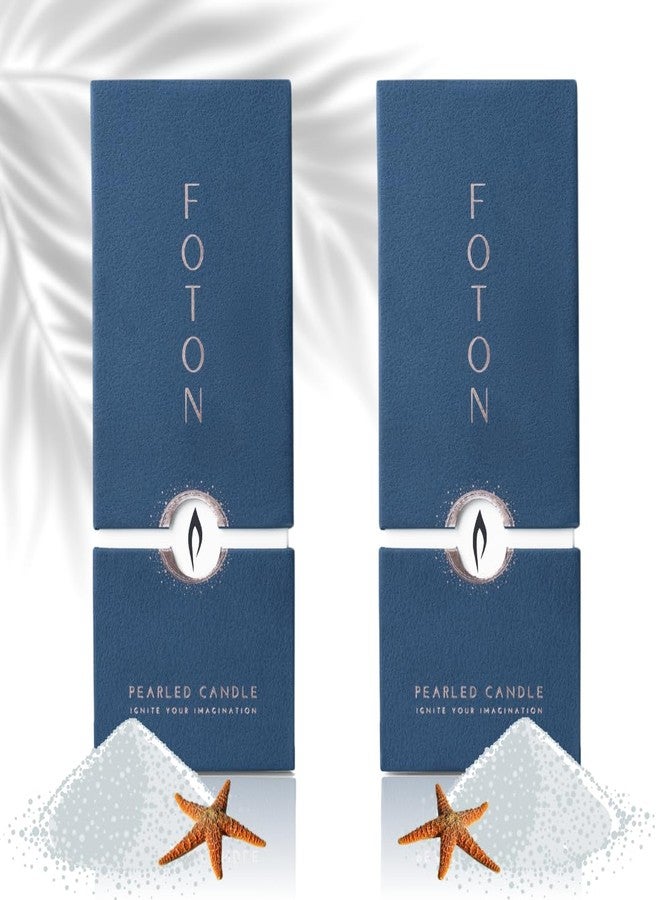 Foton شمعة فوتون بيرلد - عبوة متعددة (2 × 18 أونصة) - شموع بودرة فاخرة غير سامة برائحة هاواي الاستوائية من ليزي لولو، تدوم حتى 120 ساعة - قابلة لإعادة التعبئة مع 30 فتيلًا لصنع الشموع - Image 1