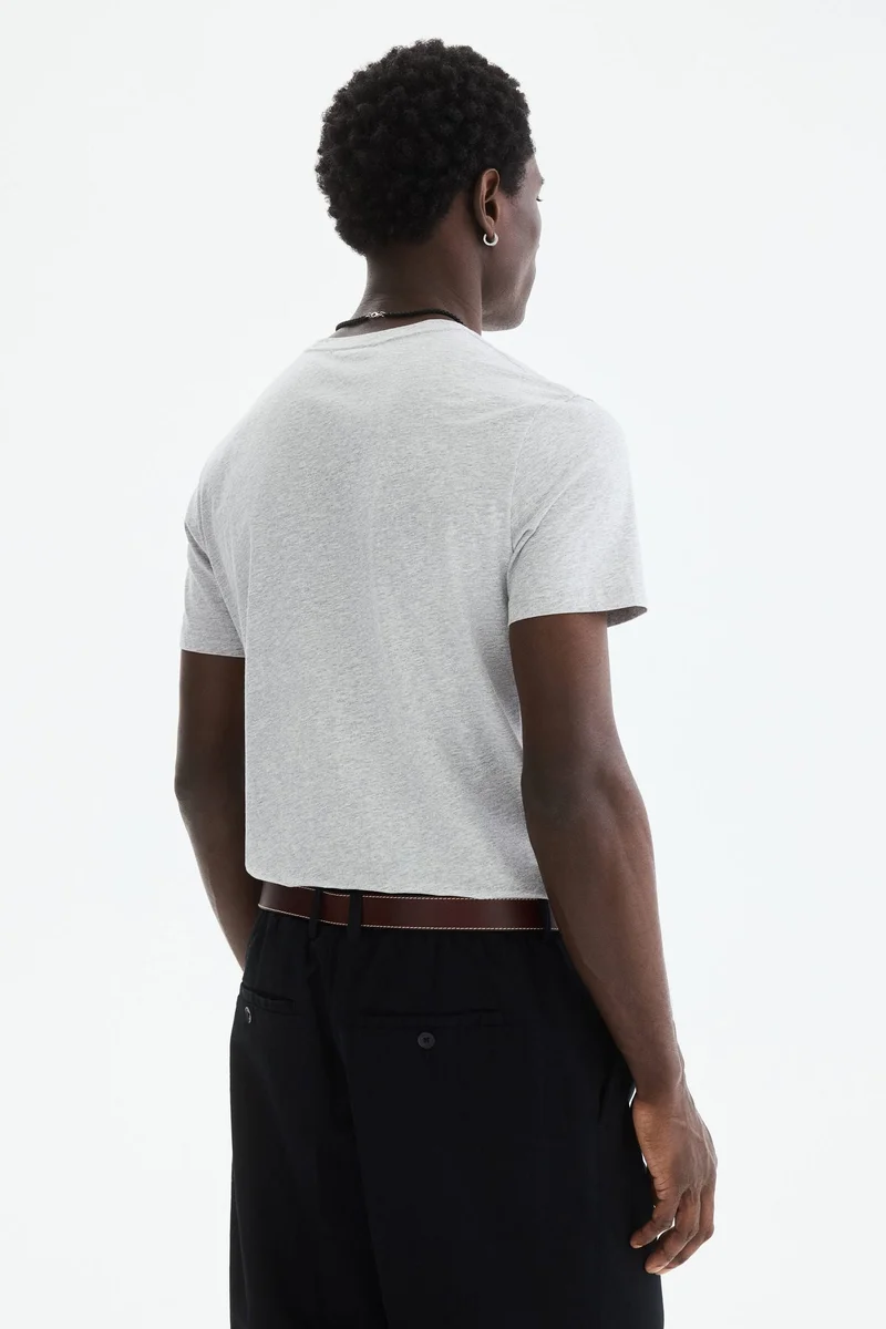 H&M  Slim Fit Pima cotton T-shirt for Men | Best Price UAE