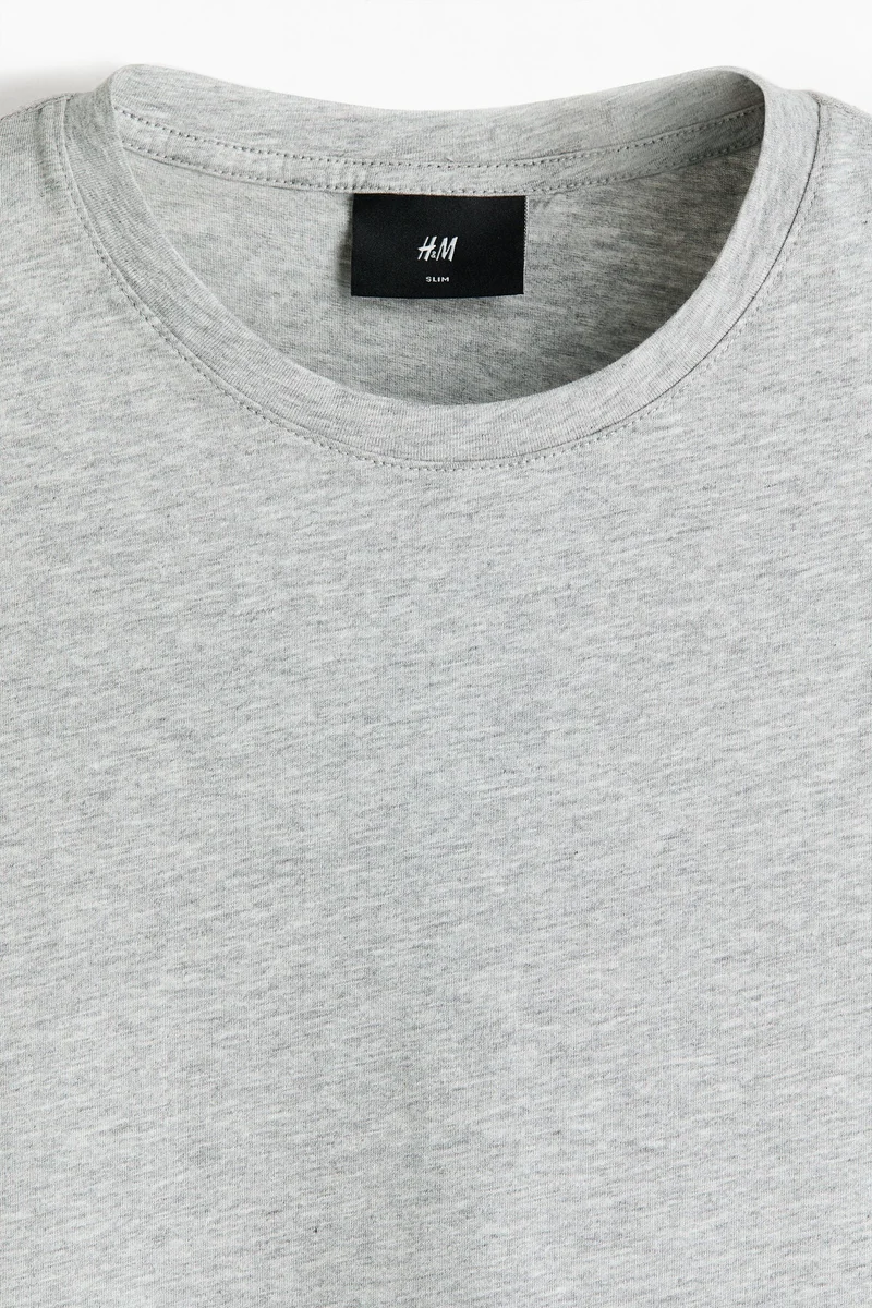 H&M  Slim Fit Pima cotton T-shirt for Men | Best Price UAE