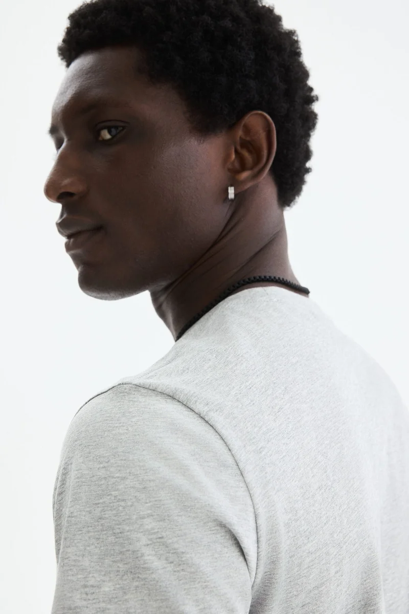 H&M  Slim Fit Pima cotton T-shirt for Men | Best Price UAE