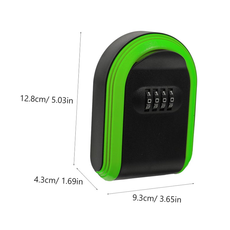 Wall Mounted Outdoor Key Lock Box Combination Code Safe For Household Keys - Image 3