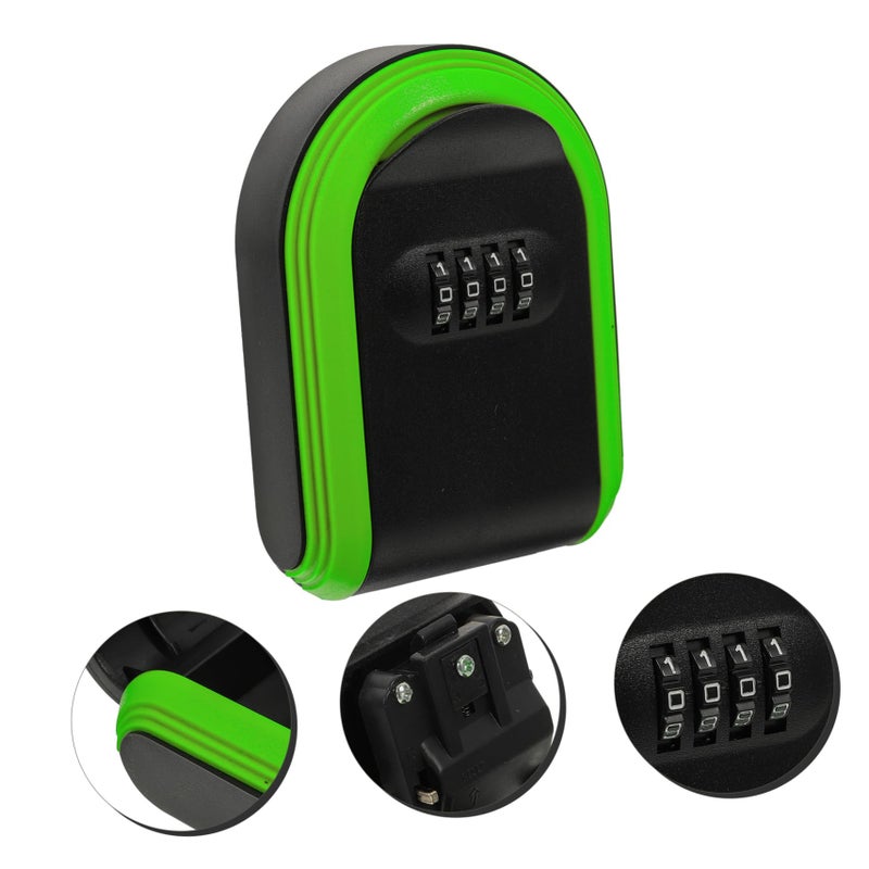 Wall Mounted Outdoor Key Lock Box Combination Code Safe For Household Keys - Image 5