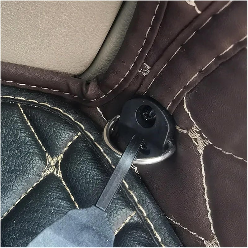 D-Ring Tie Downs Anchor 4Set Car Cargo Net Floor Hook Accessories Rear Trunk Boot Tie Down Ring Loop Hanging Flat Screen Fixing - Image 4