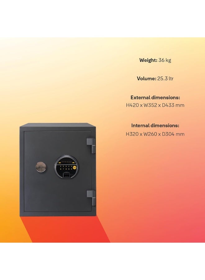 Yale High Security Biometric Fire Safe Large - Image 2