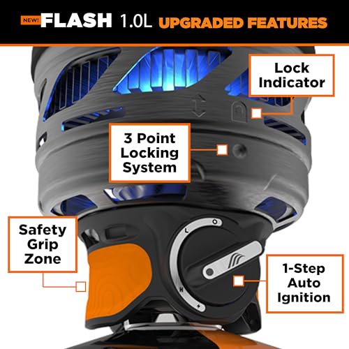 Jetboil Flash 1.0L Portable Fast Boil Stove for Camping and Backpacking with 1-Step Auto Ignition, New for 2025, Propane/Isobutane Burner with Cooking Cup, Mountainscape - Image 2