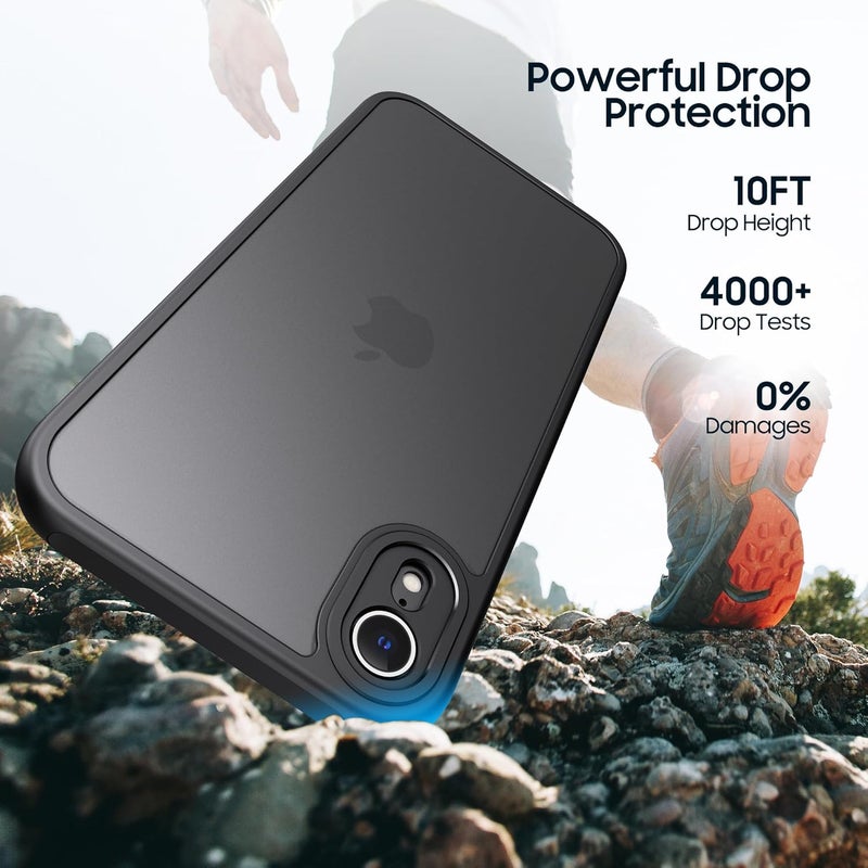Demark Matte Case for iPhone XR,Frosted Translucent Back Phone Cover,Shockproof Drop Protection Cover for iPhone XR Case (iphone XR) - Image 4