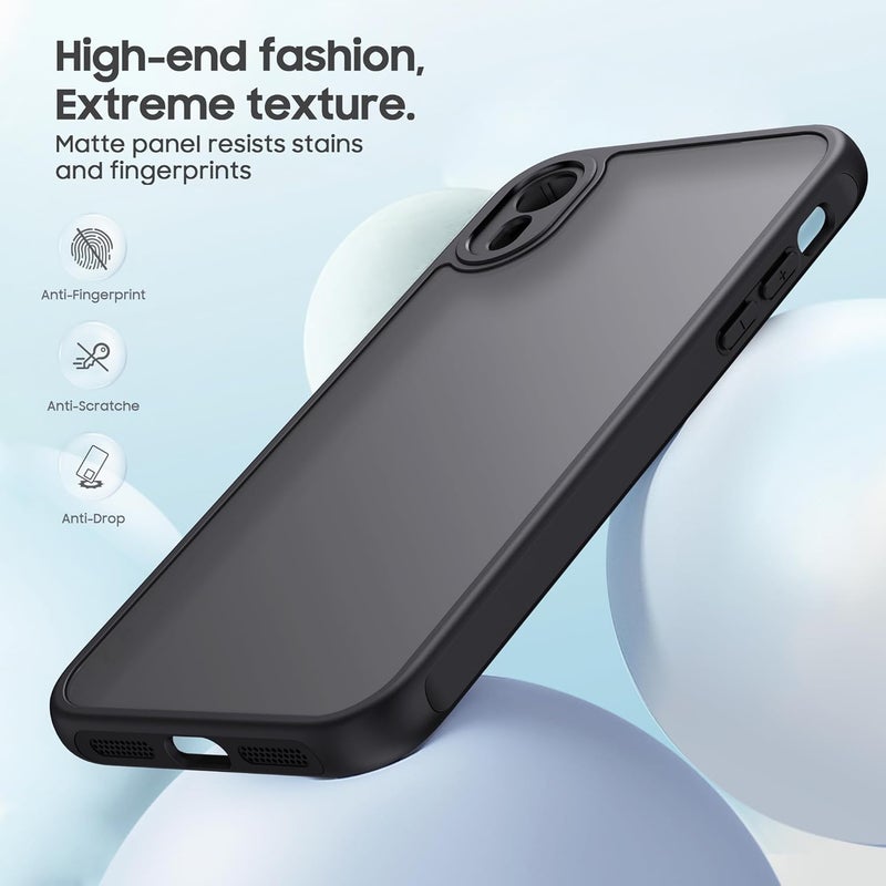 Demark Matte Case for iPhone XR,Frosted Translucent Back Phone Cover,Shockproof Drop Protection Cover for iPhone XR Case (iphone XR) - Image 3