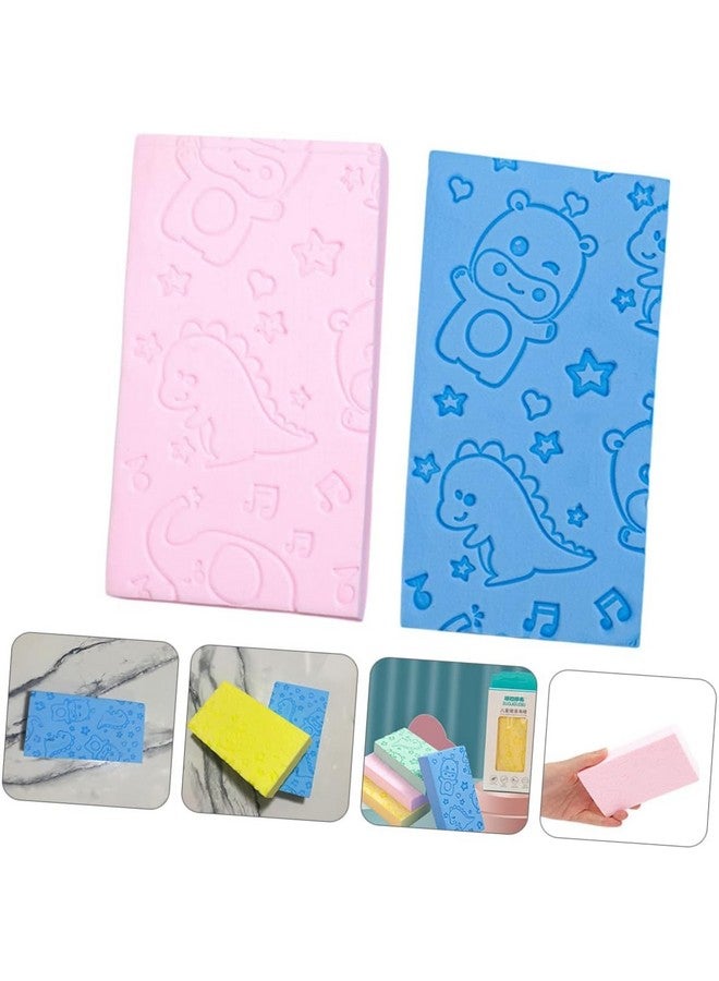 Kayru Scrub Brush Bath Scrubber for Body tub Scrubber loofah for Kids Cartoon Shower Brush Kids exfoliating Sponge Soft Scrubber Sponge Cleaning Scrubbers Shower Exfoliating Sponge - Image 3
