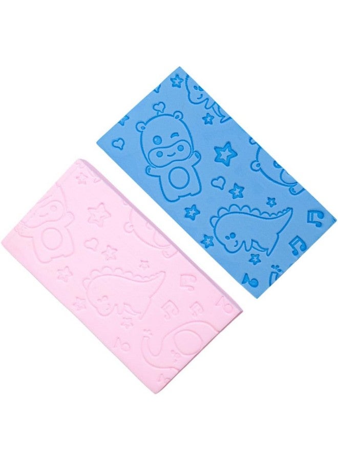 Kayru Scrub Brush Bath Scrubber for Body tub Scrubber loofah for Kids Cartoon Shower Brush Kids exfoliating Sponge Soft Scrubber Sponge Cleaning Scrubbers Shower Exfoliating Sponge - Image 1