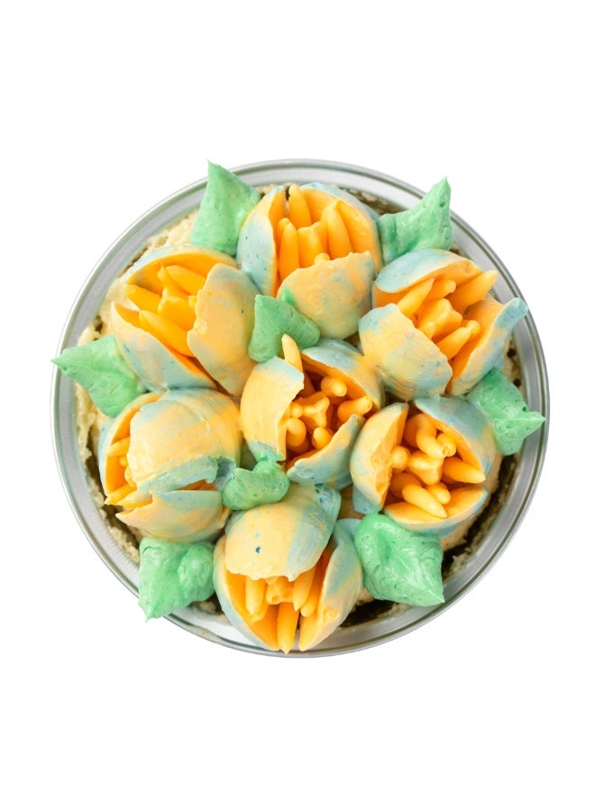 Restaurantware رأس تزيين روسي، رأس تزيين كعكة توليب 1 - #54، مقاوم للتآكل، رأس تزيين من الفولاذ المقاوم للصدأ لتزيين الكعك، قابل للغسل في غسالة الصحون، لتزيين الكب كيك، الكعك، أو البسكويت - Image 2