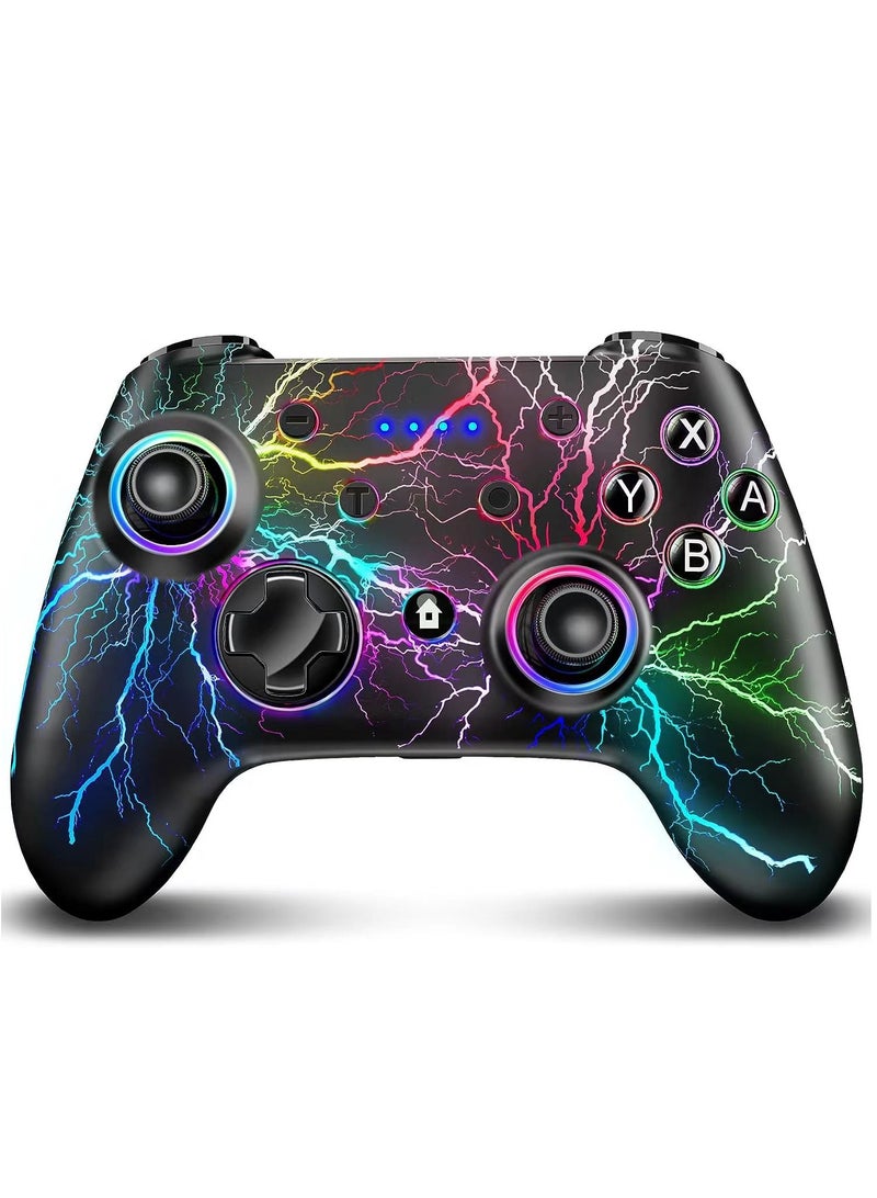 وحدة تحكم سويتش، وحدة تحكم لاسلكية احترافية متوافقة مع نينتندو سويتش/سويتش لايت/سويتش OLED وحدة تحكم للتبديل مع تنبيه، اهتزاز توربو - Image 1