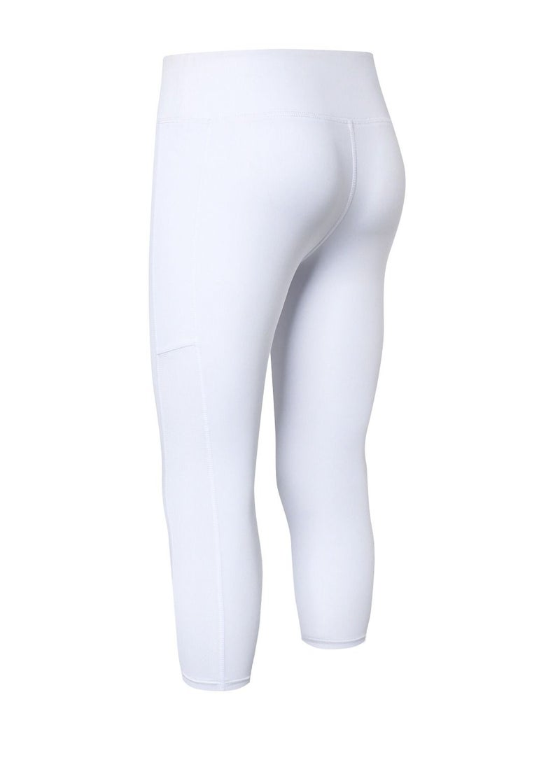 Loquat - Women Quick Dry Breathable Elastic Trousers White - Image 1