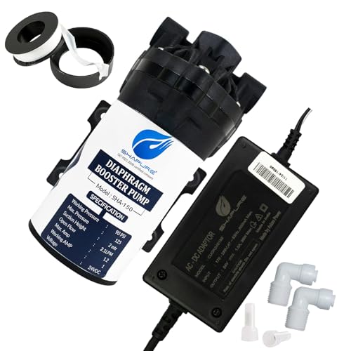 Shapure Ro Booster Pump with Copper Winding 300 GPD Ro Motor with SMPS 24V DC for All RO Water Purifiers Compatible with Kent, Aquagrand, livpure, Dolphine, Aquagaurd (300 GPD Pump combo) - Image 1