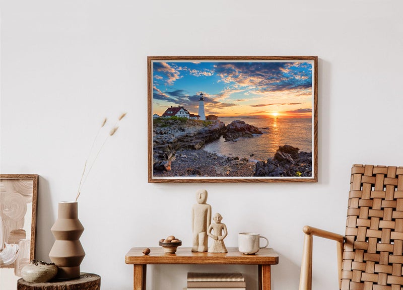 WISHDIAM Jigsaw Puzzles 2 Pack 1000 Pieces - WISHDIAM Puzzles for Adults - Lighthouses Portland Head Light Nature Landscape Impossible Challenging Puzzles for Home Decor Birthday Party Gifts Toy for Men Women - Image 5