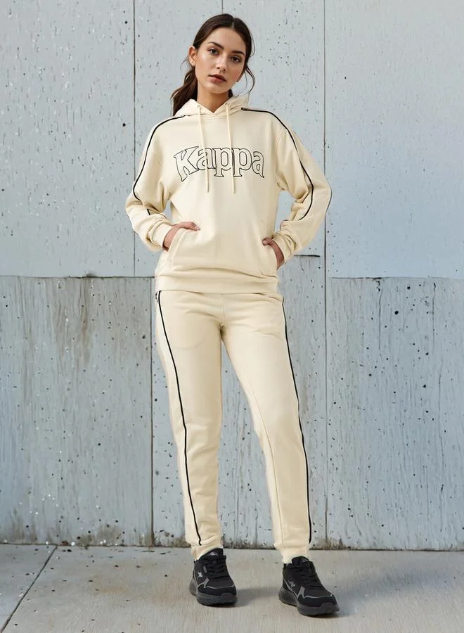 Kappa Kappa Regular Fit Hooded Sweatshirt with Logo Embroidery