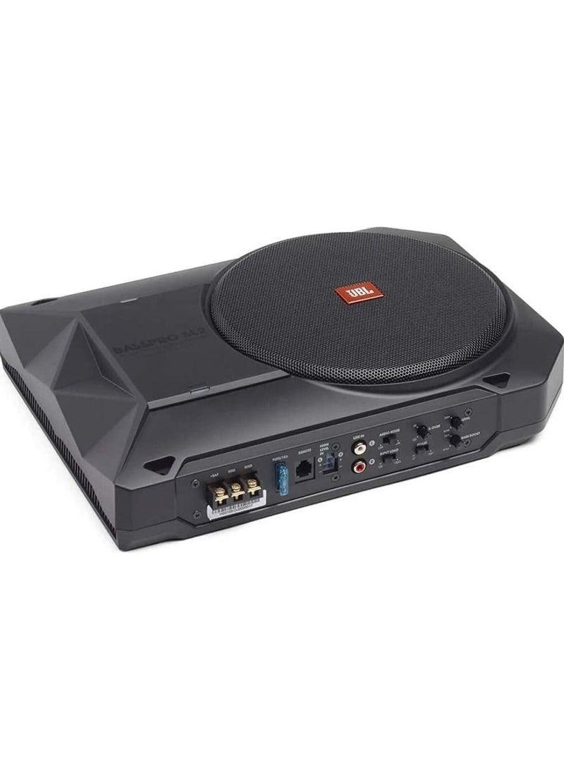JBL - JBL BassPro SL2 Active Underseat Car Subwoofer With Built In Amplifier  Under Seat 8'' Subwoofer Car With 125 Watt Power Amplifier - Image 1