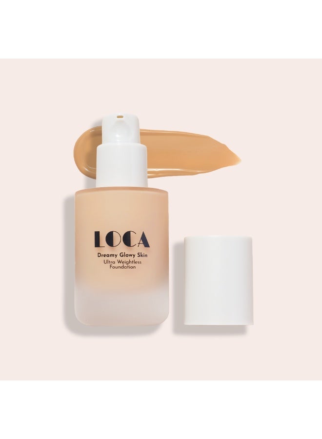 Loca Lightweight Foundation With Buildable Coverage Creme Brulee 07 Medium Warm