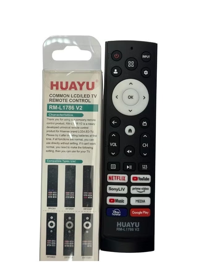 Huayu Universal LCD LED TV Remote Controller for ERF3C90H, ERF3H90H, ERF3K90P, ERF3M90H, EFR3N90H, EFR3T920H Models | Non-Voice Function, Easy Operation, Reliable Replacement - Image 3