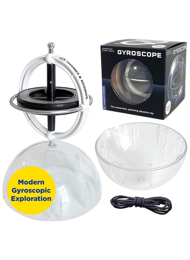 Thames & Kosmos - Thames & Kosmos Gyroscope | Perfectly Balanced & Precision Tested | Essential STEM Tool | Classic Scientific Device | Experiments in Physics, Forces & Gravity | Nostalgic Spinning Science Toy - Image 1