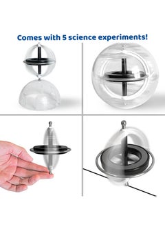 Thames & Kosmos Thames & Kosmos Gyroscope | Perfectly Balanced & Precision Tested | Essential STEM Tool | Classic Scientific Device | Experiments in Physics, Forces & Gravity | Nostalgic Spinning Science Toy  - Image 5