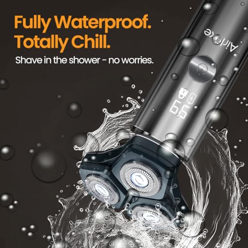 Airluxe ShaveMate Electric Shaver for men use with or without foam Rechargeable Beard Razor Machine for Clean Shaving Professional Grooming 1 year replacement warranty - Image 5