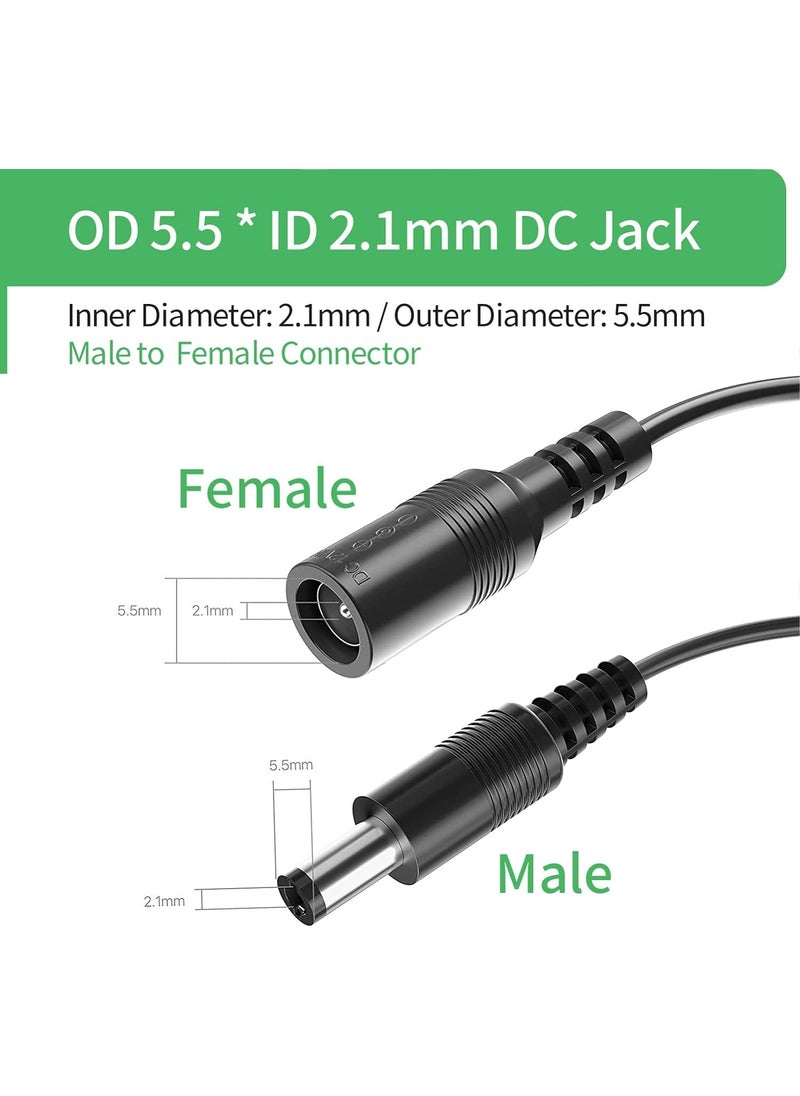XIKKART XIKKART 2 Port Splitter Cable CCTV Security Camera Dc 12V Power Supply Adapter Cable Consumer Electronics Home Surveillance Security Cameras 1To2  - Image 3