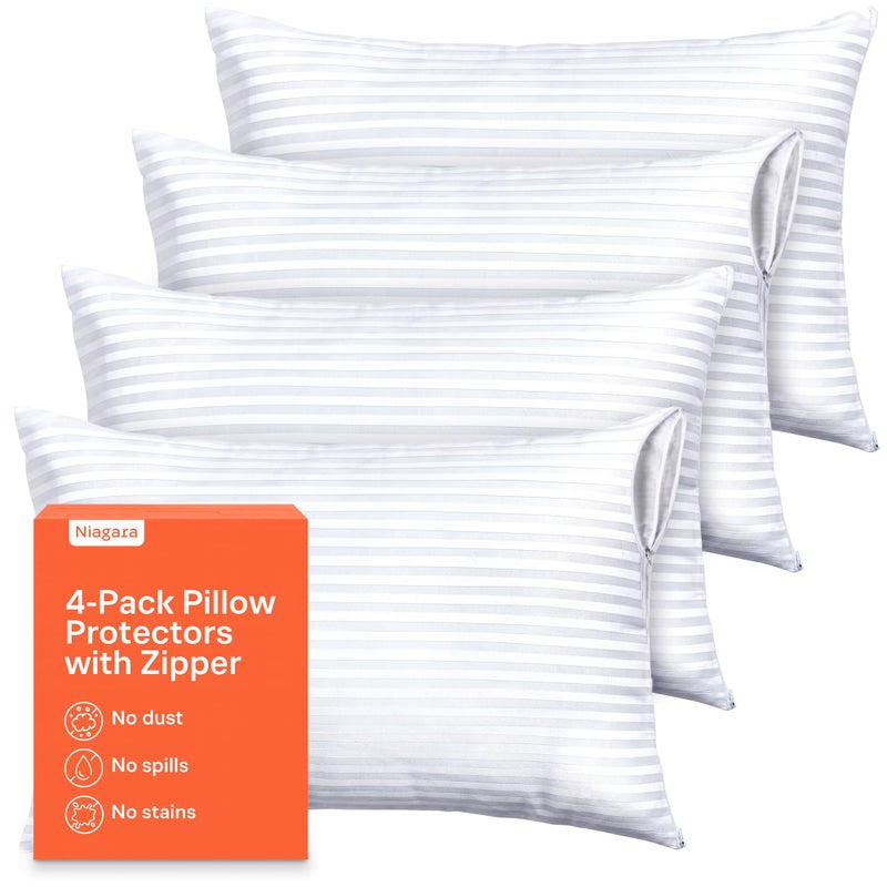Niagara Sleep Solution Stripe Microfiber - 4 Pack Queen - Image 1