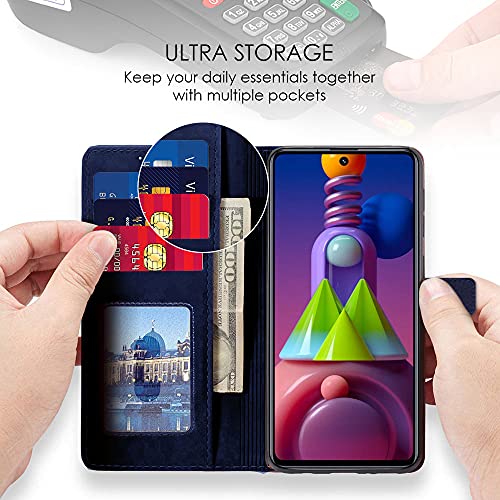 WOW IMAGINE Shock Proof Flip Case Back Cover for Xiaomi Mi Redmi Y2 (Flexible | Leather Finish | Card Pockets Wallet & Stand | Blue) - Image 3