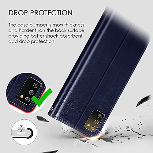 WOW IMAGINE Shock Proof Flip Case Back Cover for Xiaomi Mi Redmi Y2 (Flexible | Leather Finish | Card Pockets Wallet & Stand | Blue) - Image 4