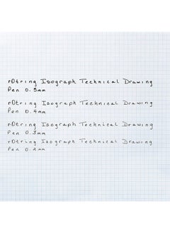 Rotring rOtring Isograph Technical Drawing Pen-0.4 Mm,Black  - Image 3
