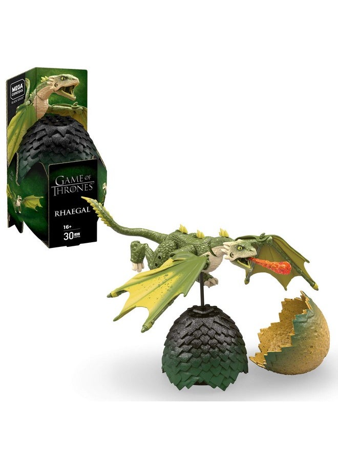 Mega Brands Mega Construx Game of Thrones Rhaegal Construction Set with Character Figures, Building Toys for Collectors (30 Pieces)  - Image 1